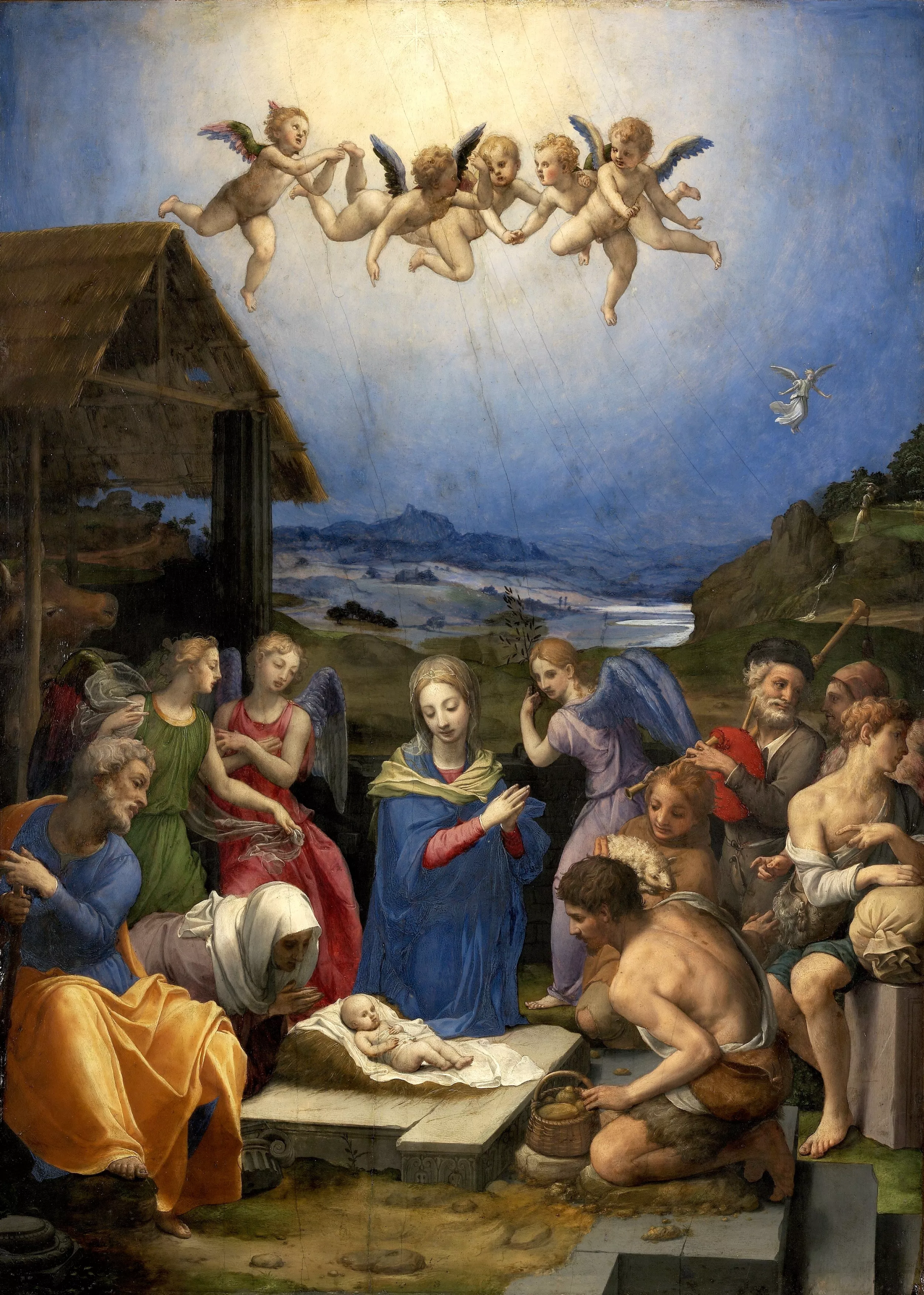 Imagen de la obra Adoración de los pastores