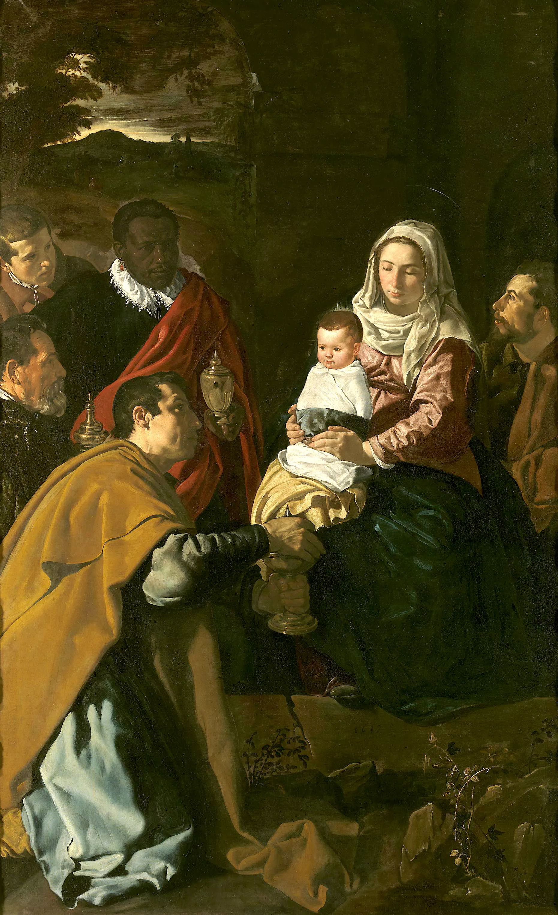 Imagen de la obra Adoración de los reyes