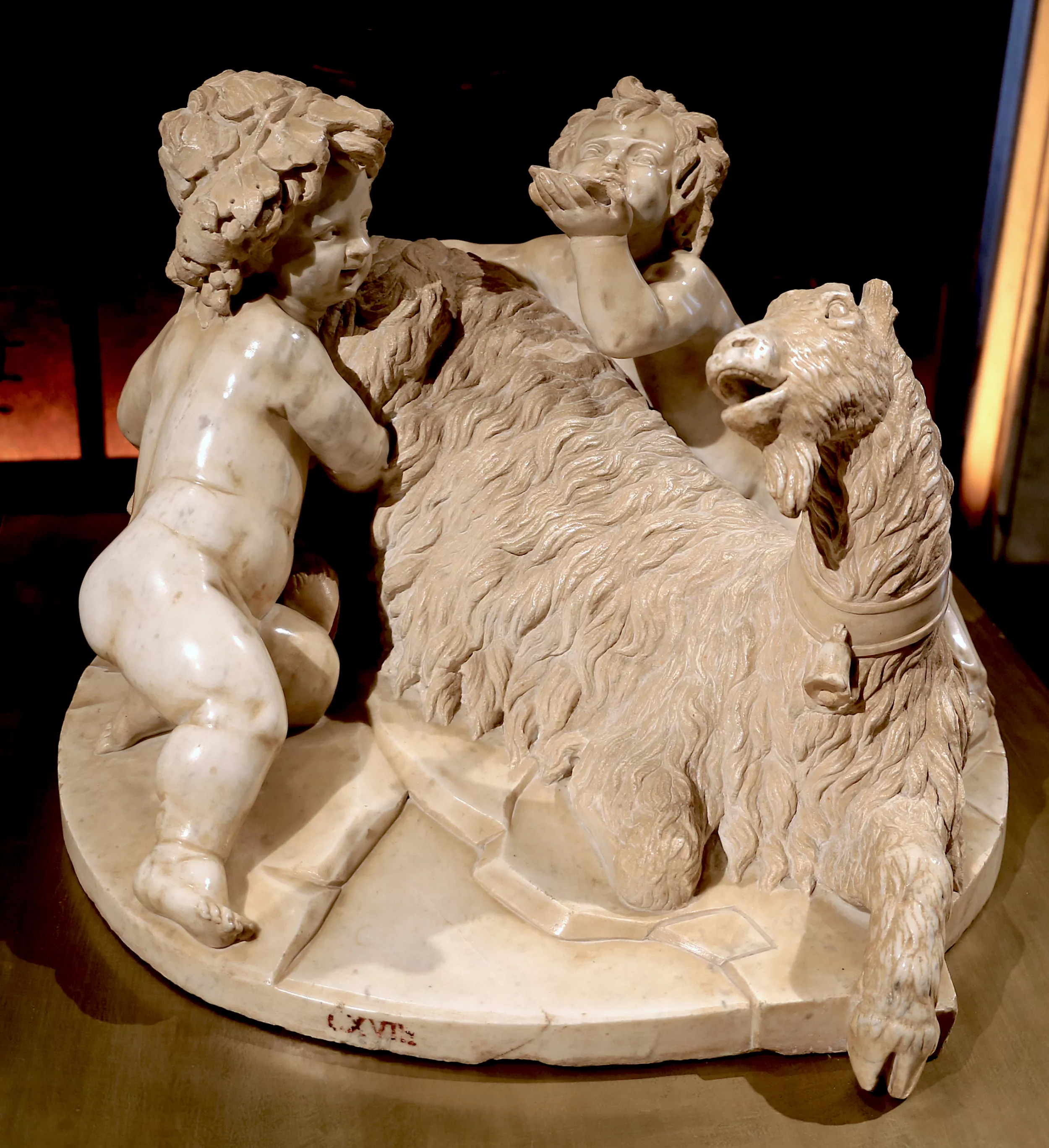 Imagen de la obra Amaltea, Zeus y sátiro