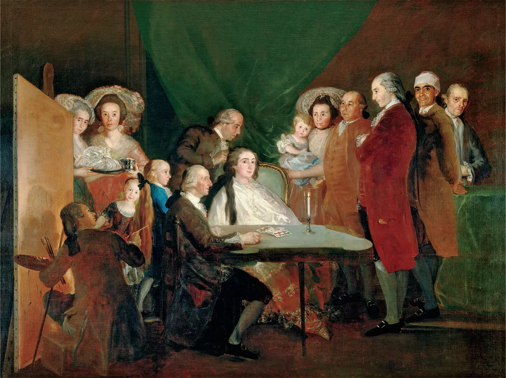 La familia del infante don Luis de Borbón