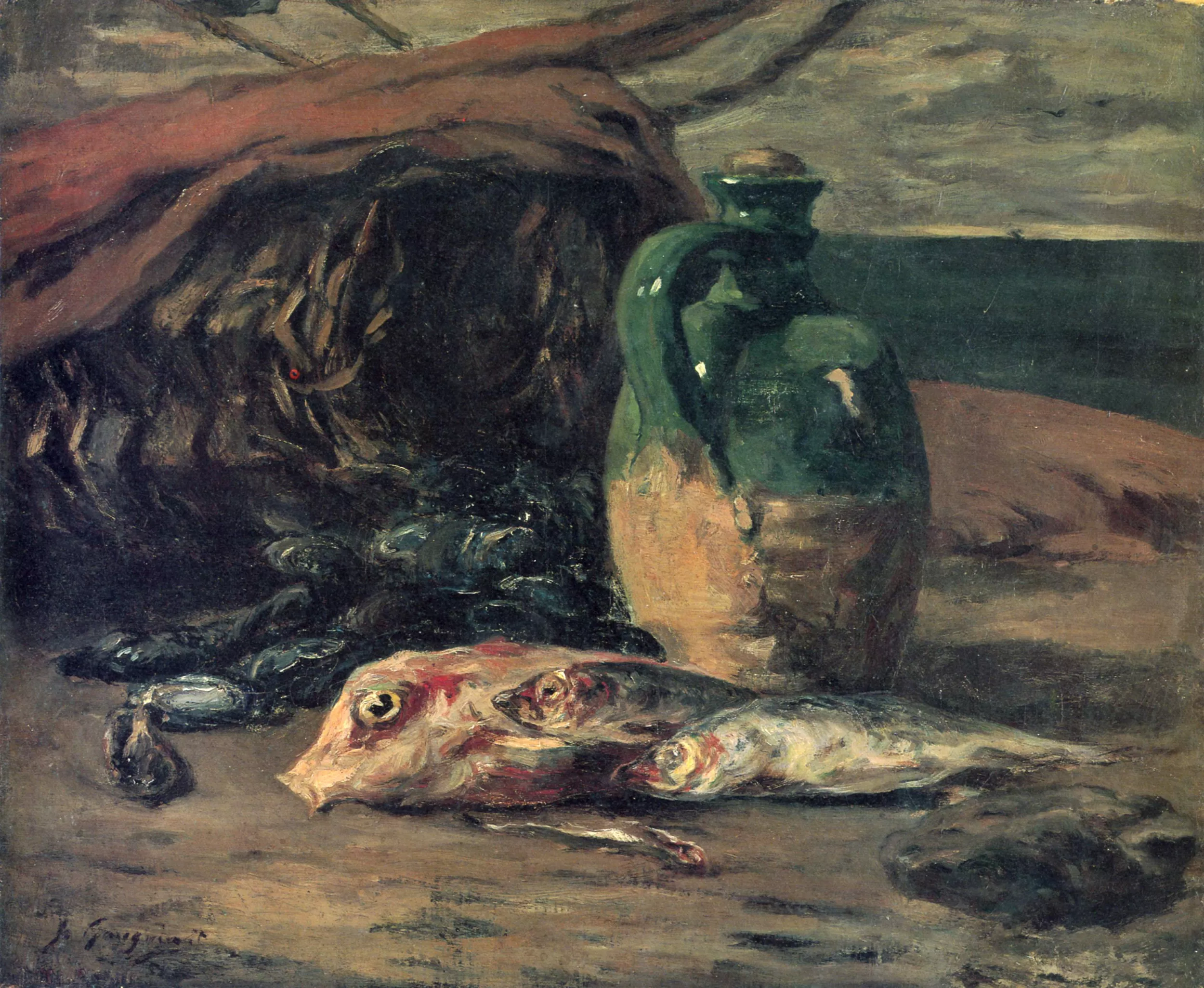 Naturaleza muerta con pescados